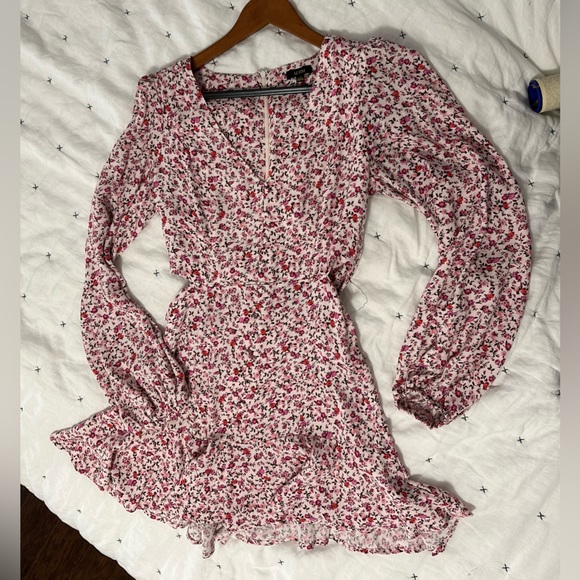 AFRM Floral Mini Dress Sz Small - Picture 3 of 3